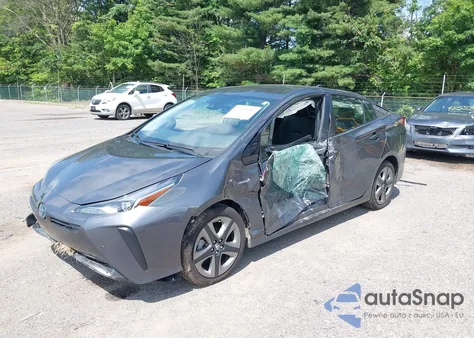 2020 Toyota Prius Xle z USA, uszkodzony, nr VIN JTDKARFU7L3121485